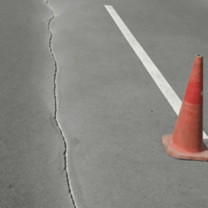 road crack